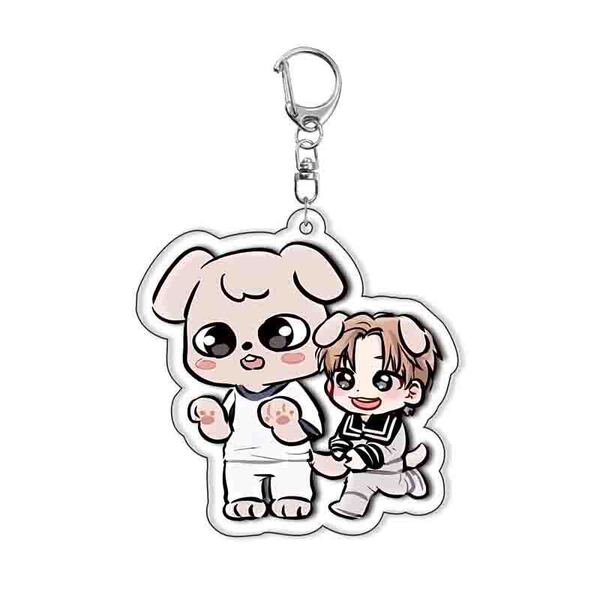 Children's cartoon acrylic keychain