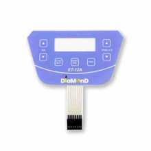 PC薄膜开关面板  仪器电子数控面贴  遥控器标牌鼓包铭牌