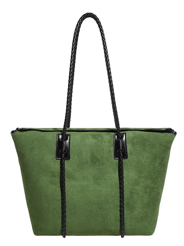 Bolsa de transporte de piel de ciervo de gran capacidad para mujeres nuevas sensaciones relajadas transfronterizas, lujosas y lujosas bolsas de hombro de moda