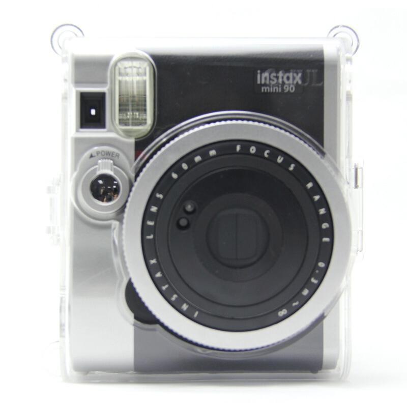 Suitable for Instax Mini 90 Camera Crystal Shell Transparent Mini Camera Storage Protective Shell Protective Cover Cordless