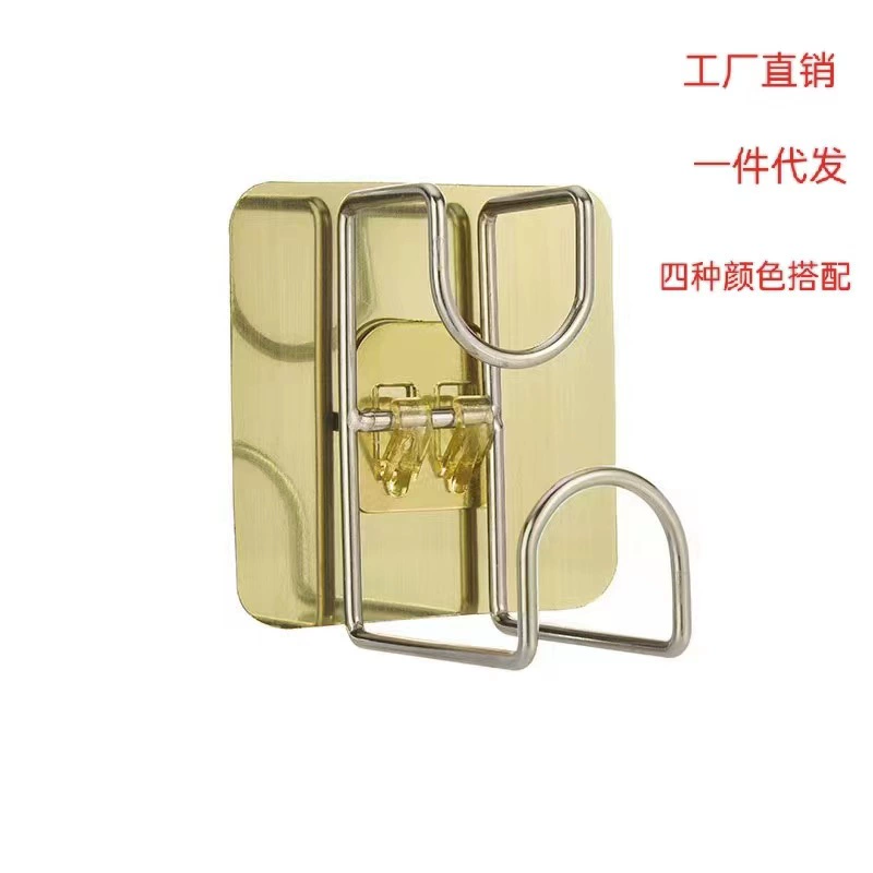 Крючок для раковины в ванную комнату, крючок для хранения, самоклеящийся крючок для настенного крепления, высокая несущая способность.