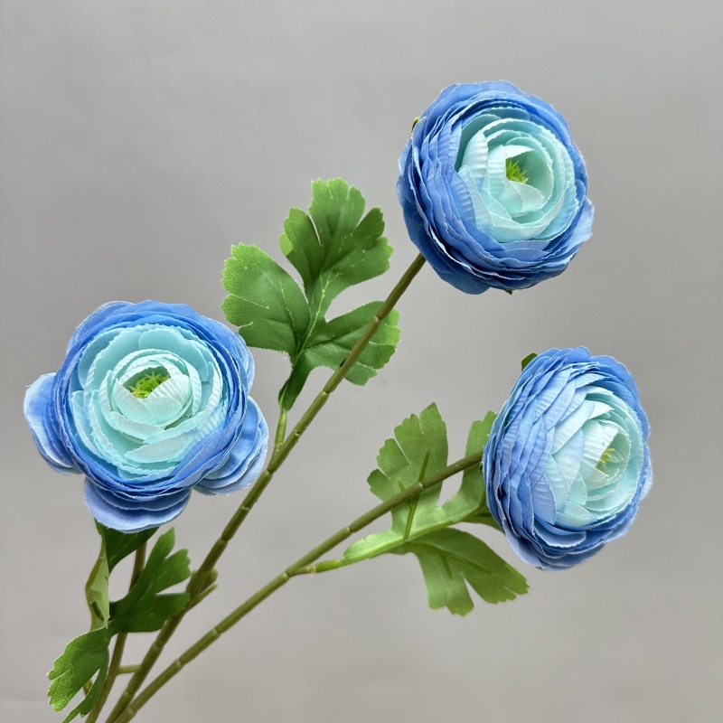 파란색
