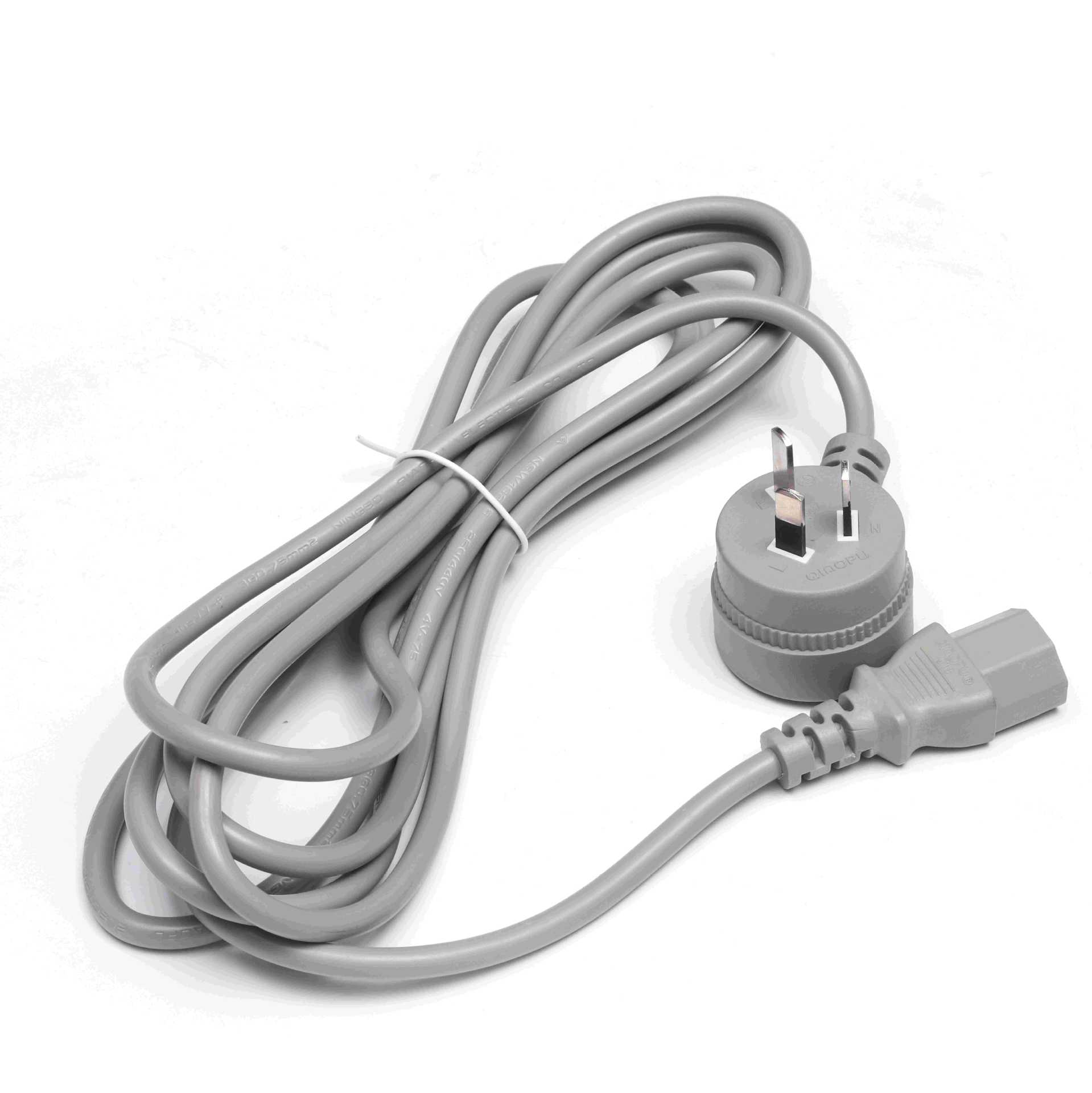 厂家直供电源线纯铜澳标防触电电热水器电热毯防漏电源线插头