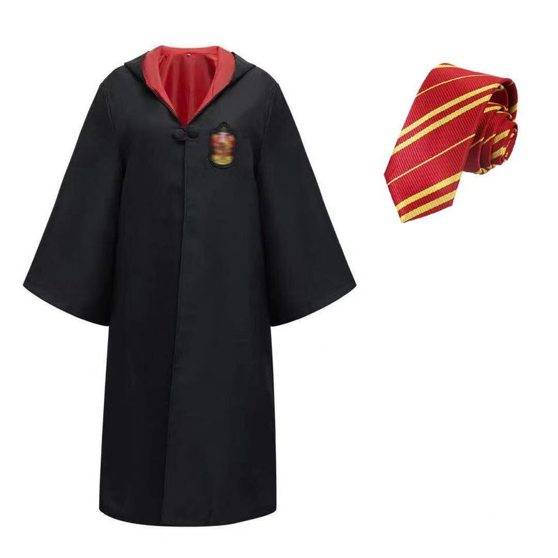 哈利波特同款cos服树脂法杖连帽长袍披风服装儿童万圣节表演服|undefined