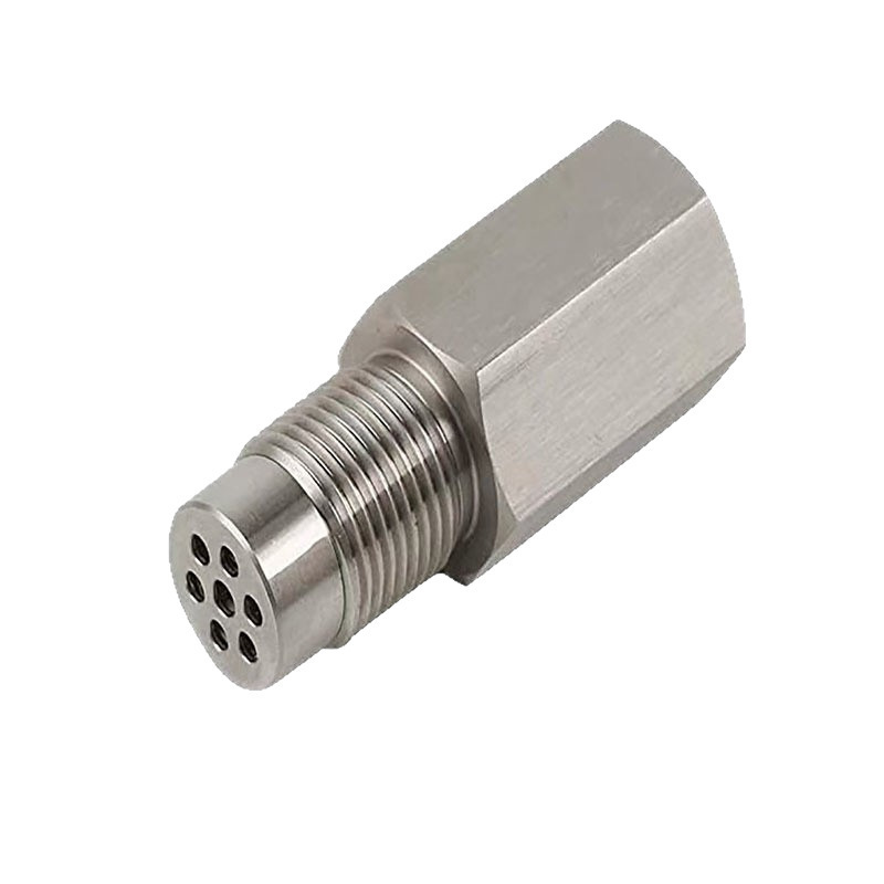 Cross-border wholesale of universal automotive modification accessories: stainless steel oxygen sensor filter extension connector M18*1.5
