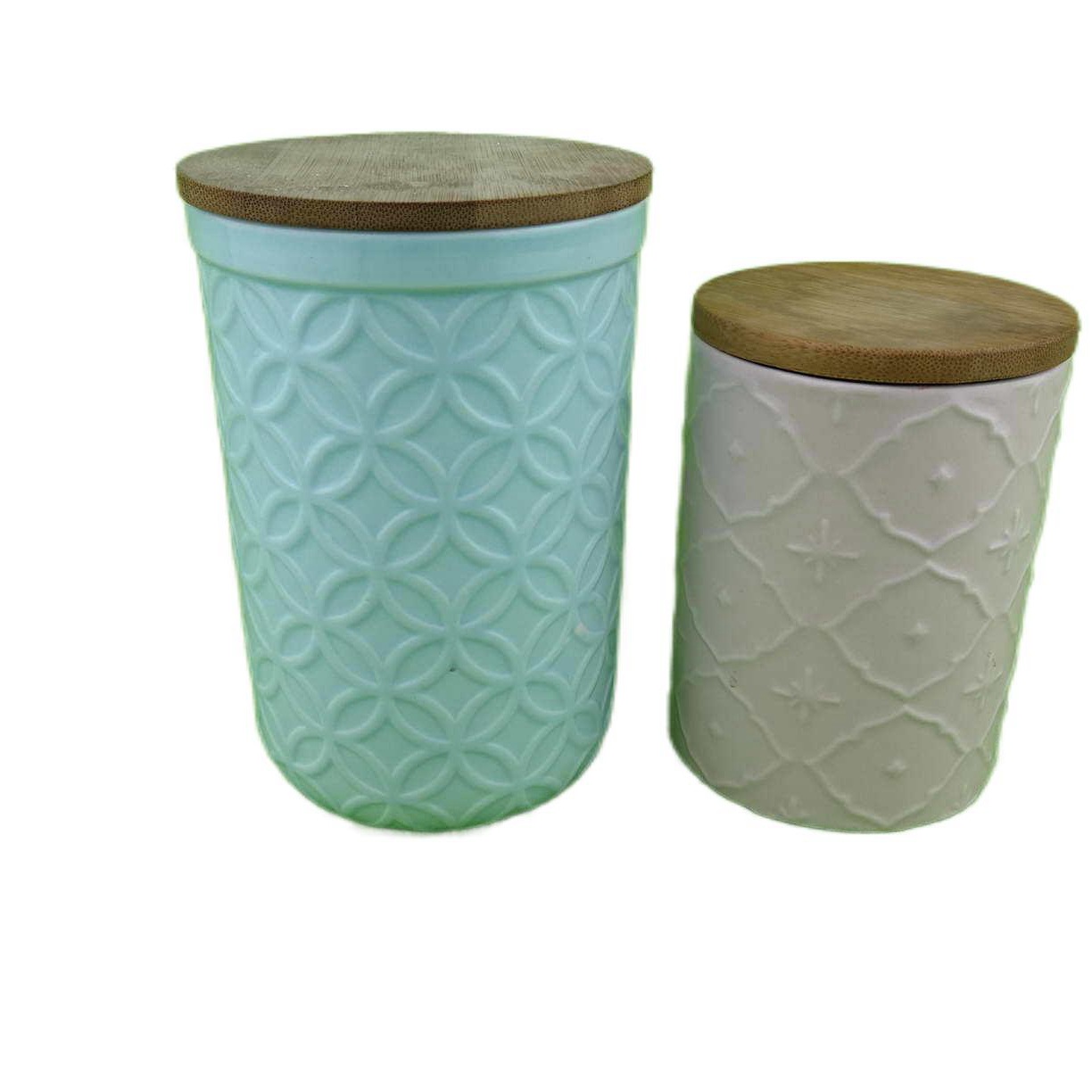 Tanque de almacenamiento de cerámica creativa de comercio exterior Tarro sellado de cerámica de gran capacidad de cocina doméstica Tarro de azúcar de café de té