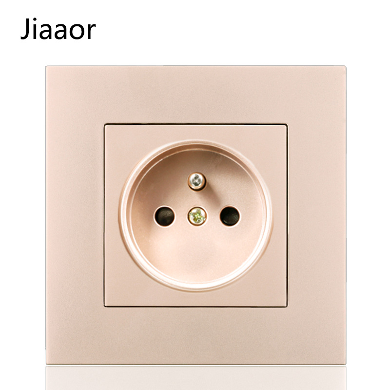 16A European standard socket French socket panel French standard socket 86 type French socket panel wall recessed regulations 