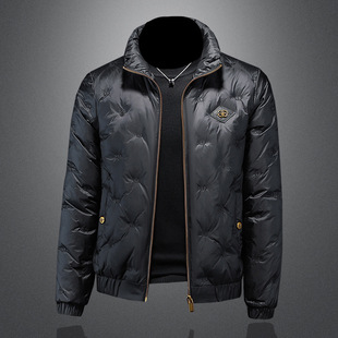 European winter 90% white duck down jacket fashion men's casual warm coat Y9857