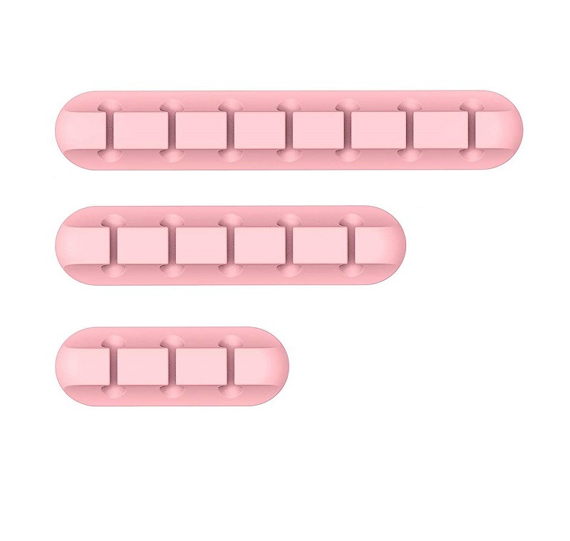 Amazon Venta caliente alambre almacenamiento Cable de silicona organizador cable de datos cubierta protectora velcro soporte de cable de nylon