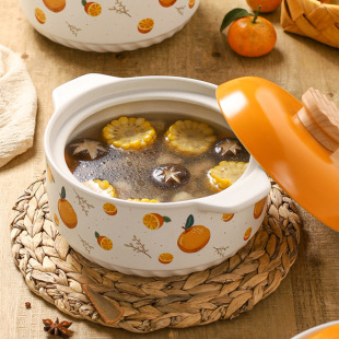 Modern Housewives Same-style Household Casserole Stew Pot Soup Pot High Temperature Resistant Ceramic Pot High-grade Gift