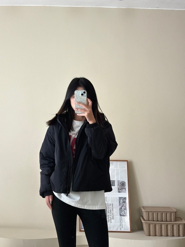 lulu运动棉服短款户外防水超柔轻量棉衣连帽保暖棉袄外套平替秋冬|undefined