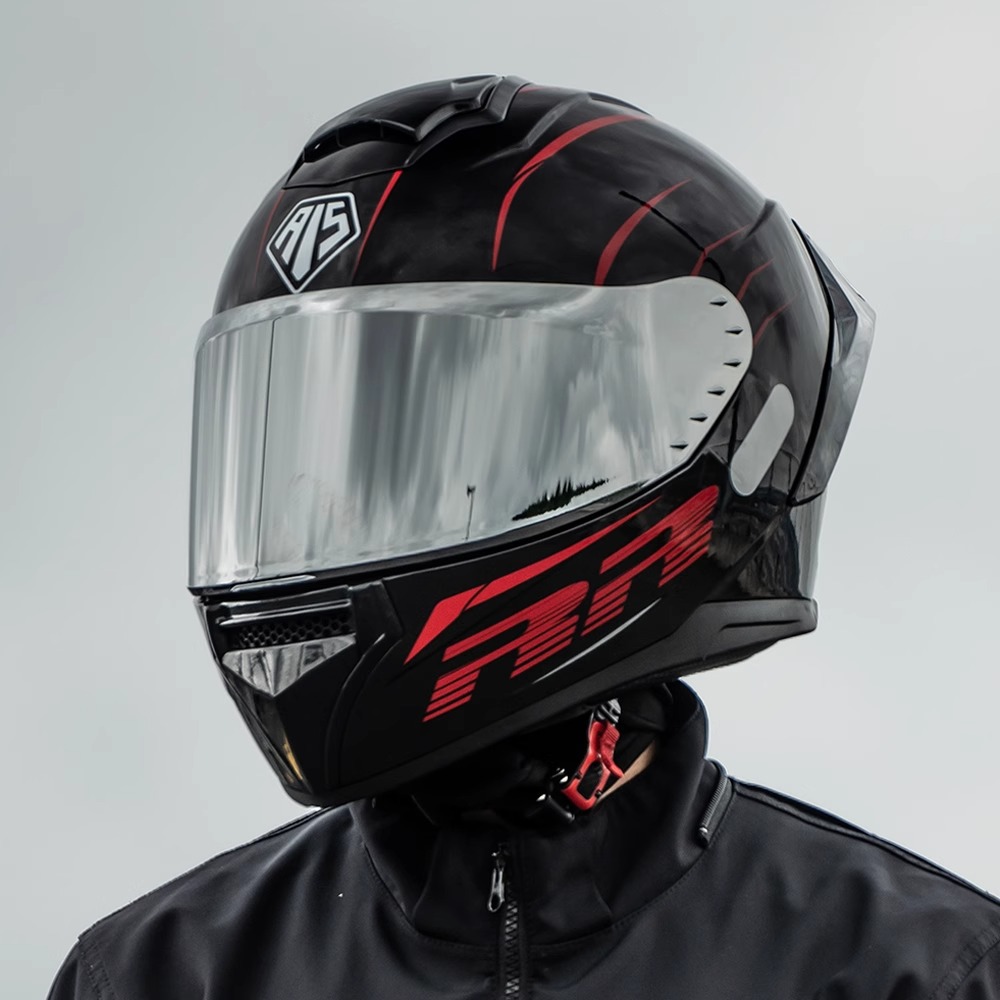 Casco Lion masculino motocicleta casco completo locomotora de defensa femenina cuatro estaciones casco de montaje universal 3C certificado gran cola