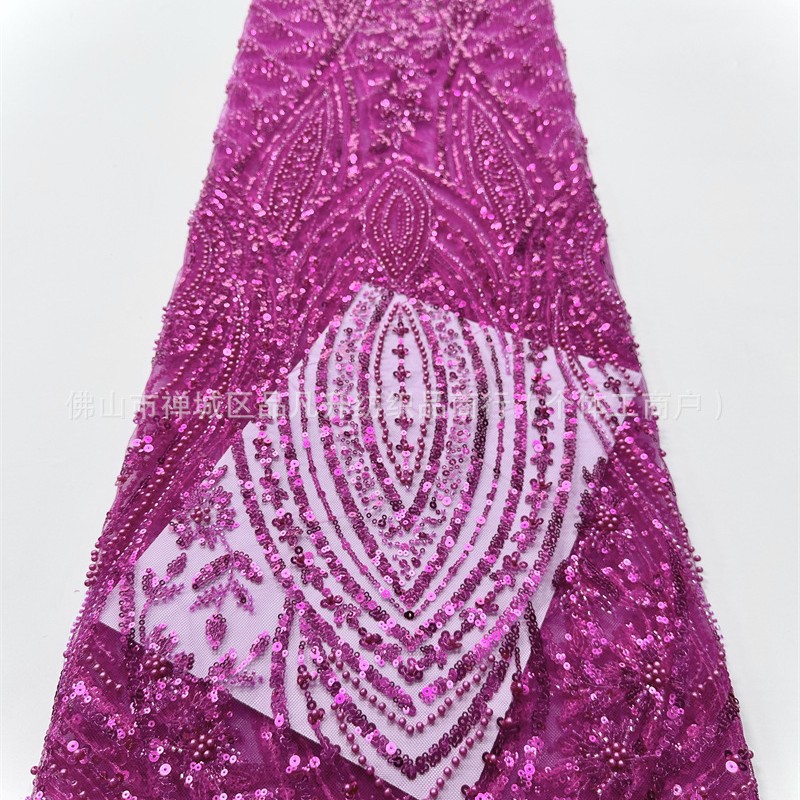 Inventario de bordado de cuentas de lenteja estilo retrógrado francés vestido de boda vestido image 5