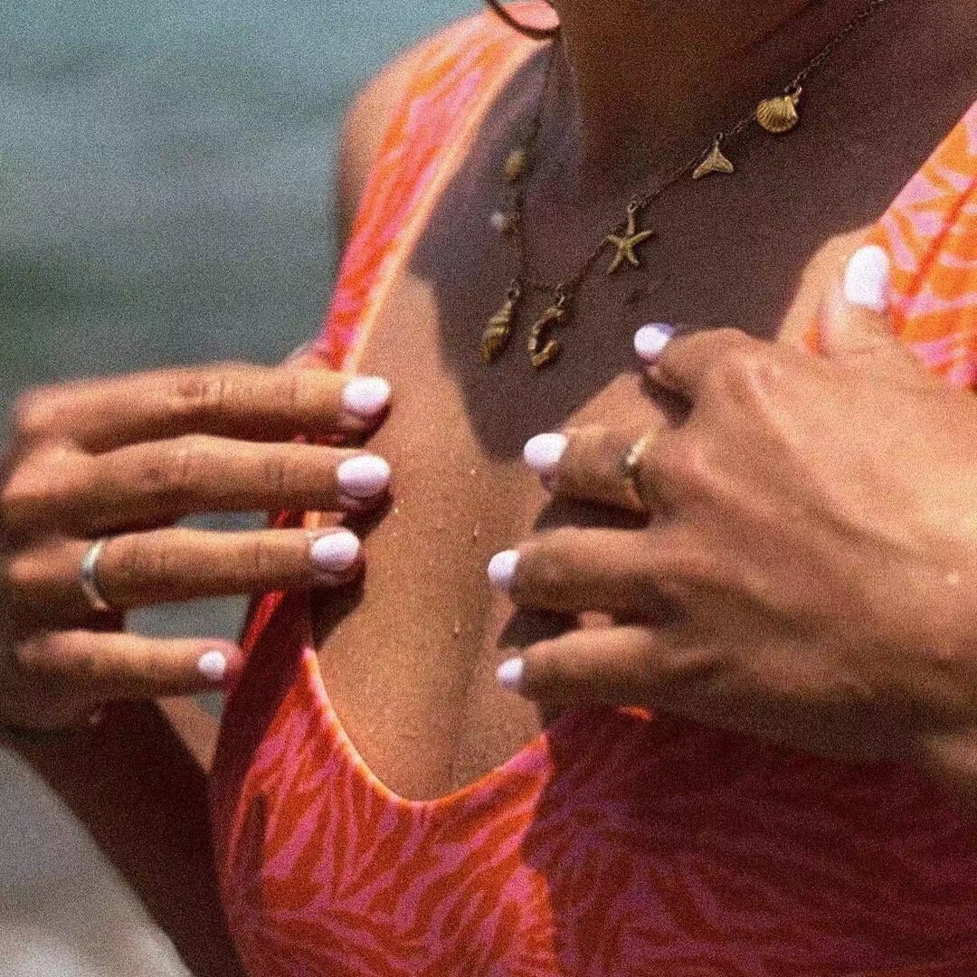 Collier Ras De Cou Style Océan Coquillages Étoiles De Mer Perles_voghion.com