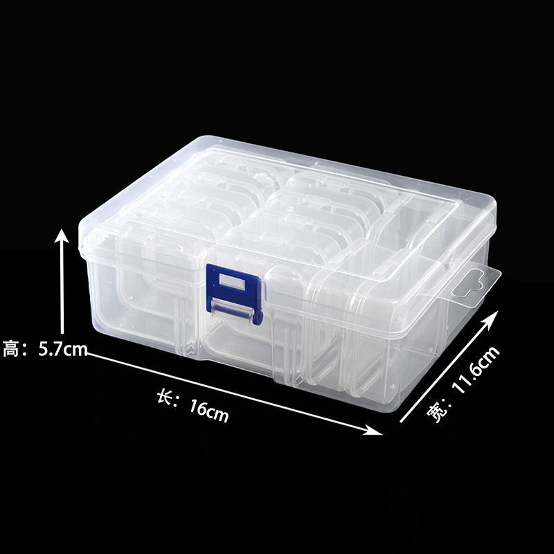 15-Compartment Transparent Plastic Box for Loose Beads, Nail Art Rhinestones, DIY Accessories, Portable Multi-Compartment Storage Box 15-Compartment Transparent Plastic Box for Loose Beads, Nail Art Rhinestones, DIY Accessories, Portable Multi-Compartment Storage Box