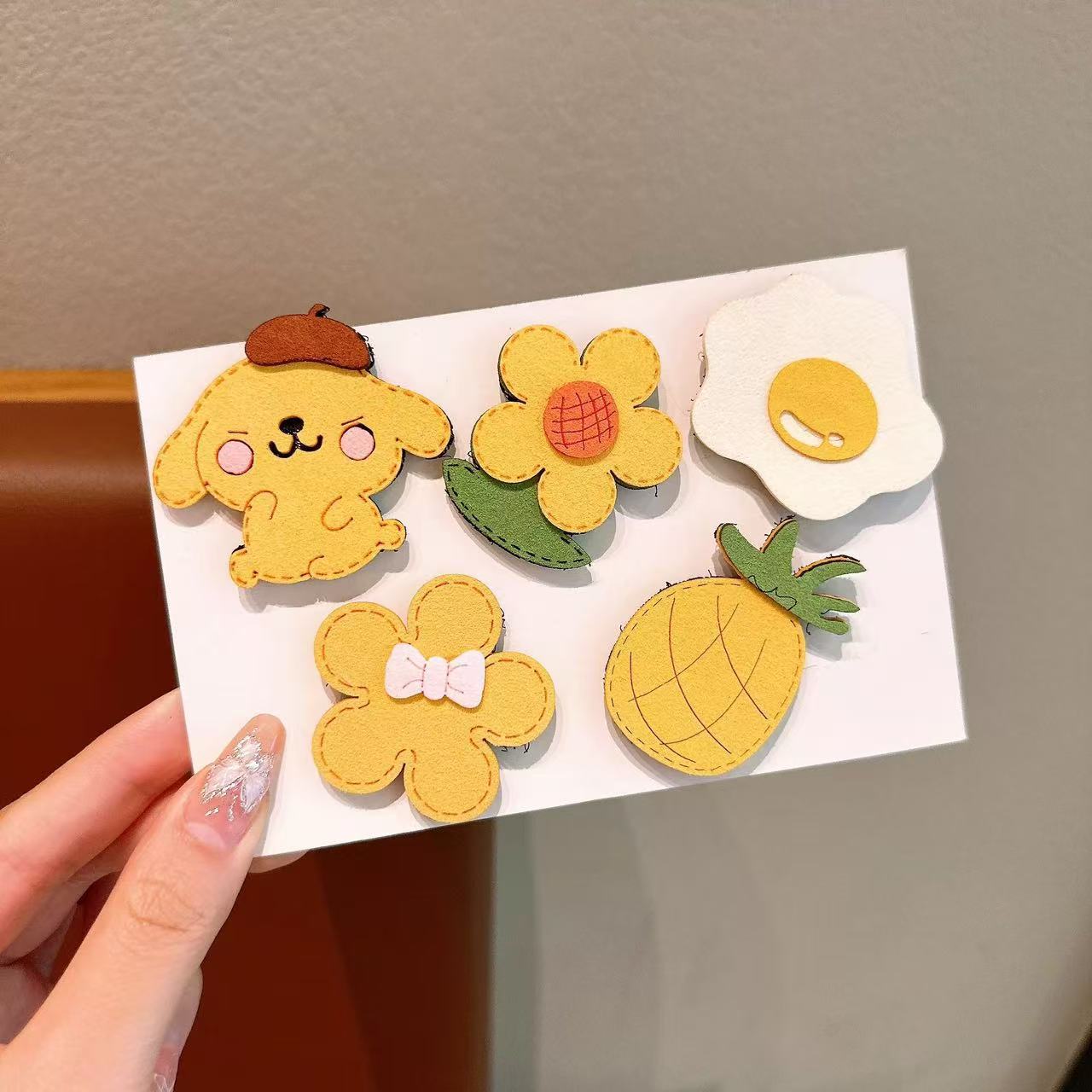 Niños bebés dibujos animados velcro niñas Sanliogou publicó niñas peinadas peinadas peinadas peinadas Koolomi