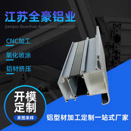 DM65隔热平开门系列建筑铝型材 铝合金平开门工业节能型材料厂家