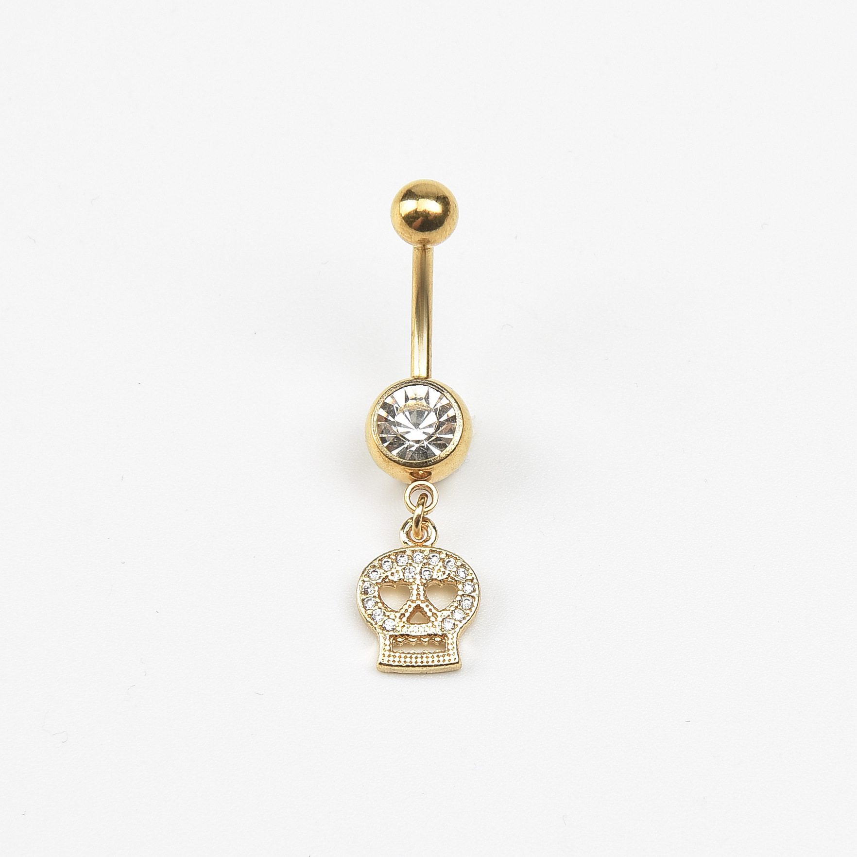 Manufacturer New Piercing Jewelry European And American Fashion Zircon Wisteria Navel Belly Button Ring_voghion.com