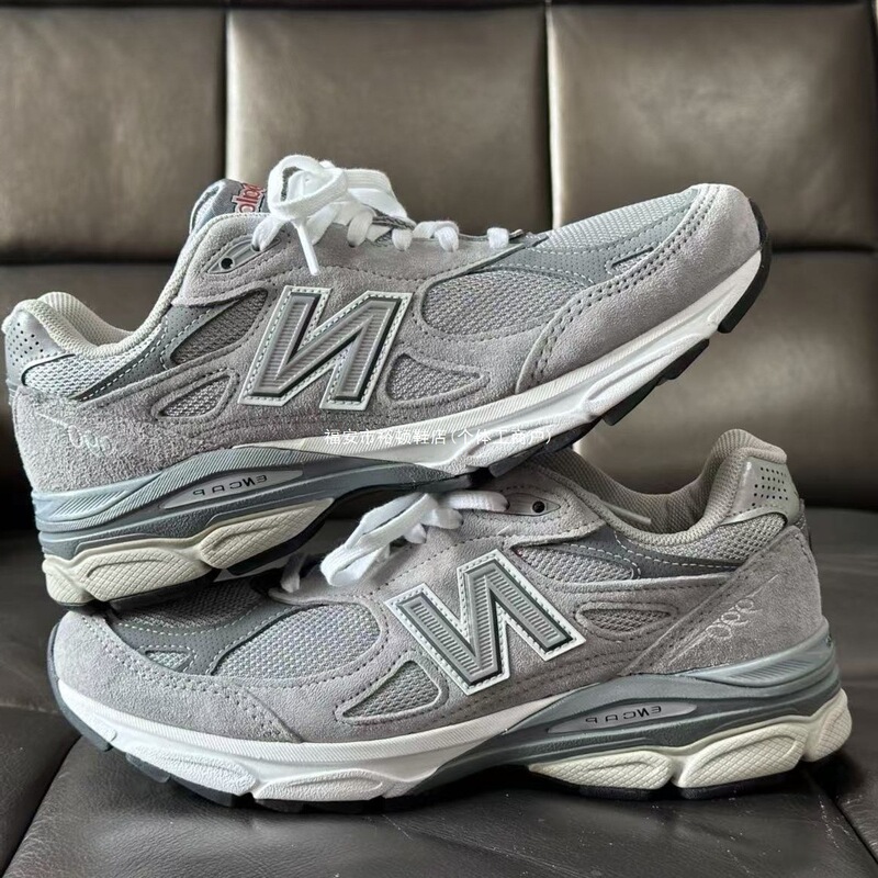 Putian Shoes High Version Langxin Balunwei Nb990V3 Suede Retro V4 Running Shoes Men and Women Couple Shoes Dad Shoes