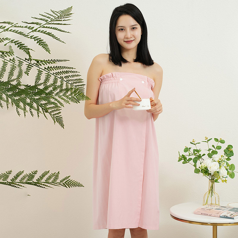 Beauty Salon Bath Skirt, Tube Top, Women's Bath Towel, Water-absorbent, Quick-drying, Wearable, Wrapable, Skin Management, Massage with Printed logo