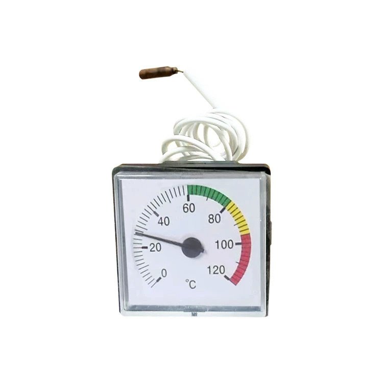 Капиллярный термометр пластиковый корпус термометр осевой квадратный квадратный WYSF-48*48 120 ° Прямые поставки с завода