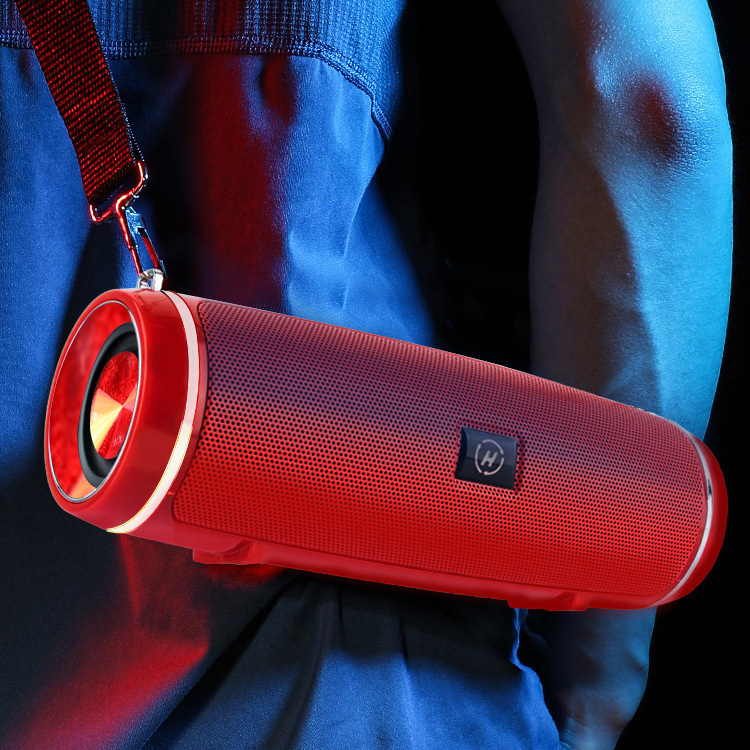 Cross-border hot MINI2 + Bluetooth speaker card mini overweight subwoofer outdoor strap portable speaker gift