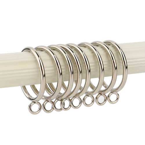 Wholesale curtain split ring hanging ring accessories live hook hanging ring metal curtain ring roman rod circle hanging ring live