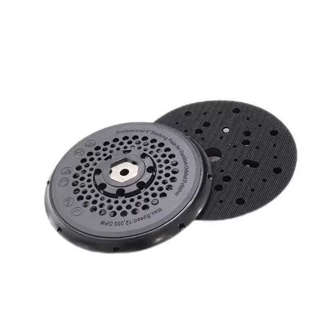 抛光轮6寸49孔/17孔通孔粘扣托盘适用路贝狮干磨机抛光轮