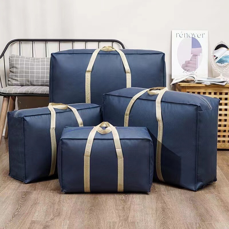 Quilt Clothes Super Extra Large Moving Bag Luggage Bag Covering Hand-held Clothes Chinese Solid Color Storage Bag