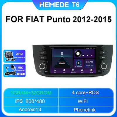 Fiat Punto Wireless Carplay: DVD Navigation