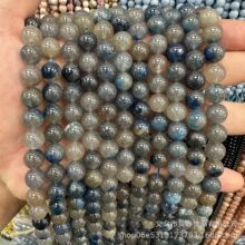 天然蓝草莓 草莓晶散珠 天然水晶天然手工diy半成品串珠饰品配件