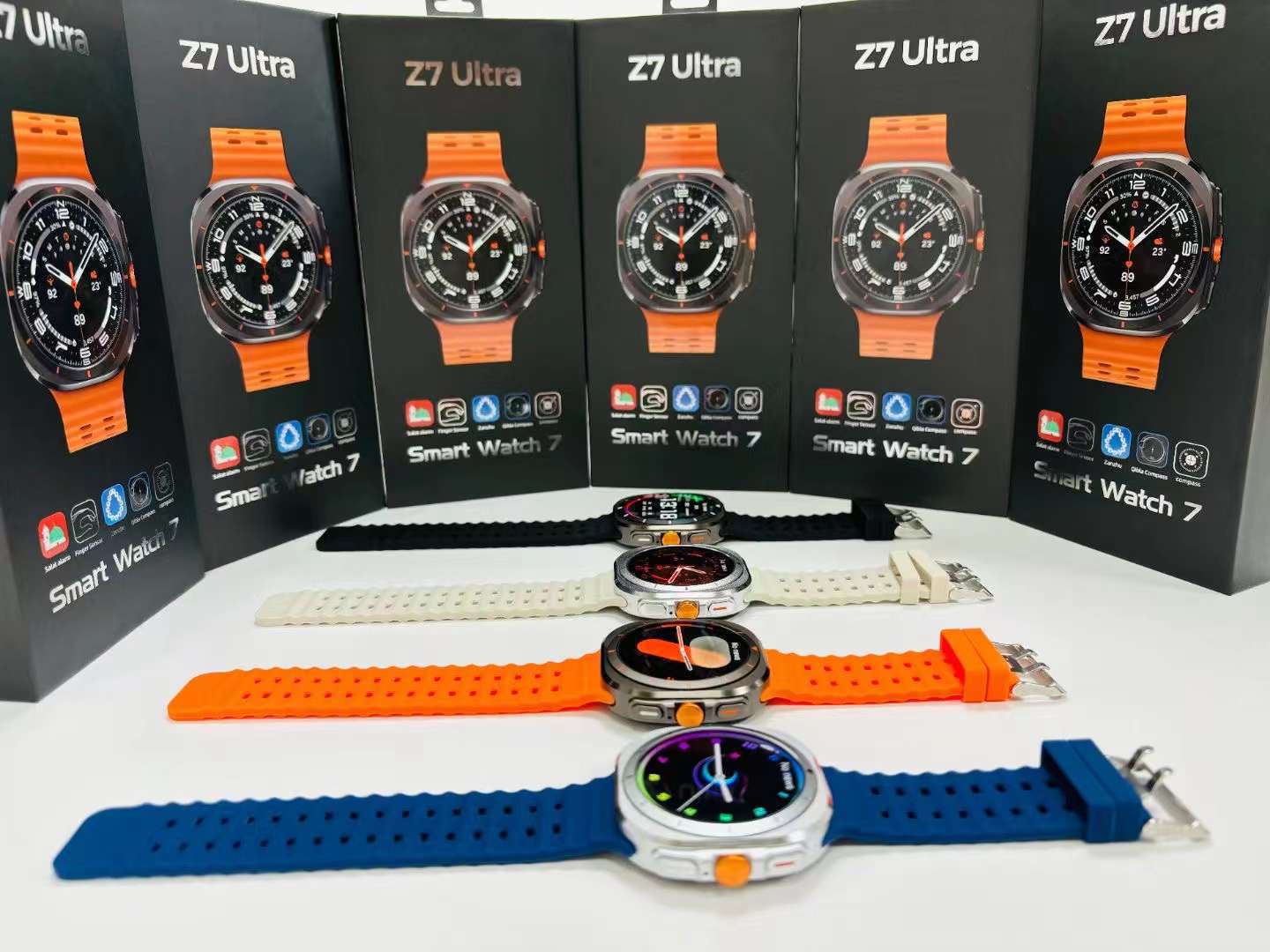 Smartwatch z7 ultra bluetooth med pulsmätare och samtal_voghion.com