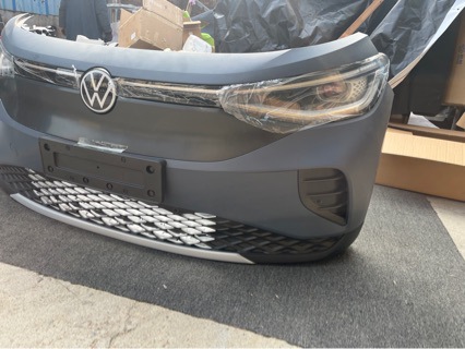 Id4Crozz Front Bumper Assembly with Radar, Lane-Keeping Assist System, and Headlight Set