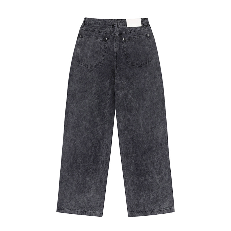 Modern Men's Jeans High Quality Washed Bamboo Denim Trousers_voghion.com