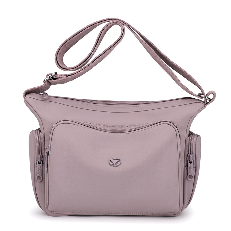 Lightweight Nylon Shoulder Bag For Women Multi-pocket Commuter Bag_voghion.com