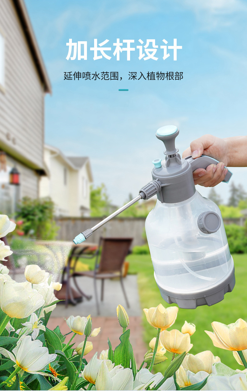 Special Cleaning Glass Superfine Fog Household Spray Kettle 3L Car Wash Pa Pot Flower Watering Gardening Spray Head with Measuring Cup