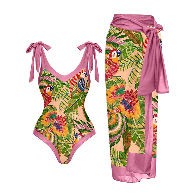 Womenu0027S Casual Bird Polyester One Pieces