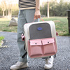 Space handheld backpack to go out, breathable bag, worn on the shoulder, wholesale