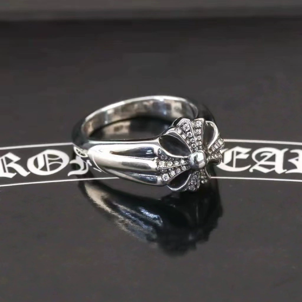 潮轩克罗心 Retro gemstone ring for men and women