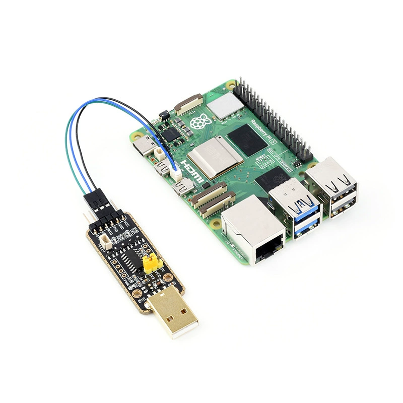 UART PI5 серийный отладочный модуль Raspberry Pi 5 совместим с несколькими системами USB Type-A интерфейс