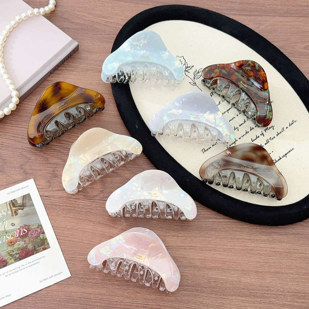 Korean Style Simple Hair Clip for the Back of the Head, French Lazy Style Versatile Hair Clip, Shark Clip for Women
