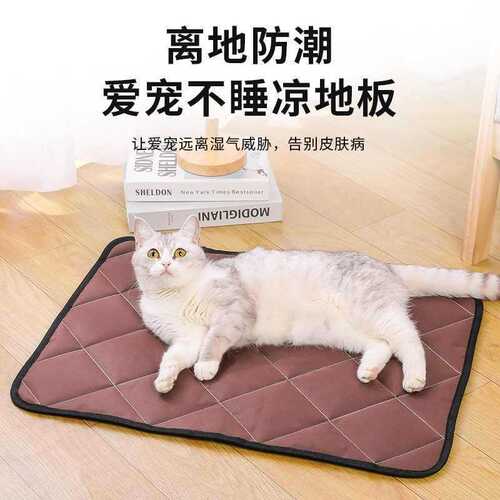 Dog mat for all four seasons, suitable for medium to large dogs, Kong plush dog bed mat, pet floor mat, cat mat