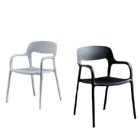 北欧设计餐椅扶手现代简约休闲椅会议室靠背椅子网红ins家用椅子