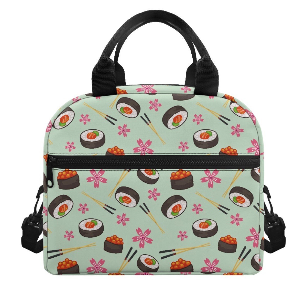 Amazon Summer Feng fruit printed lunch bag climbing out of the mountainer, portable large -capacity girl heart insulation bag wholesale