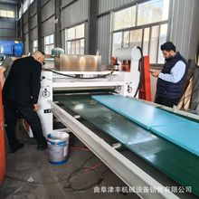 全自动钢质墙板覆膜机 PVC膜平贴机 高分子膜镀锌钢板热烫贴膜机