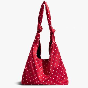 Brand fashionable retro capacious soft one-shoulder bag