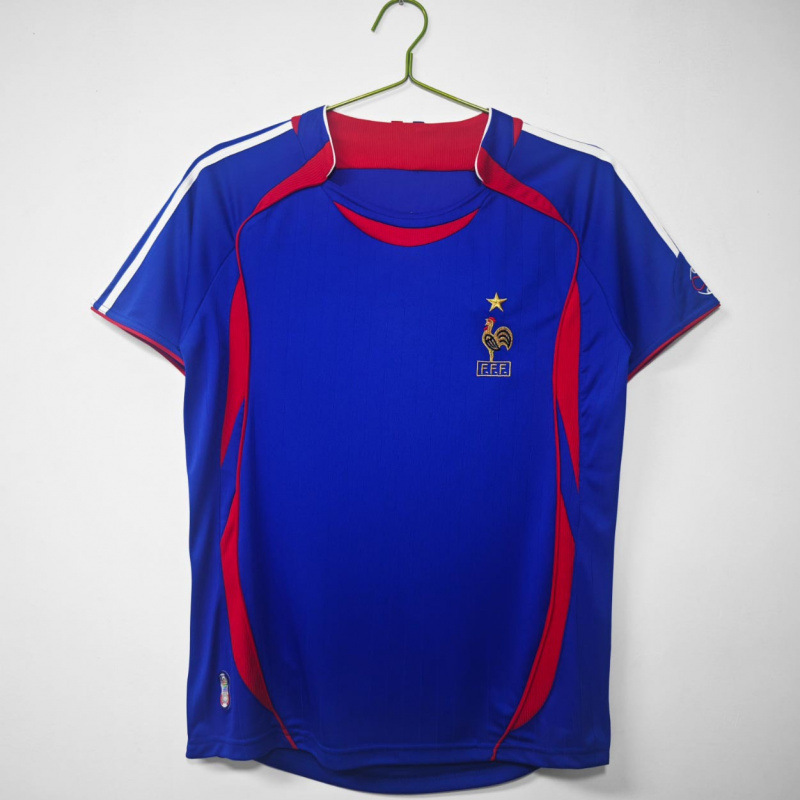 Colección de fútbol retro popular Argentina Alemania Inglaterra Brasil Copa Mundial de fútbol de manga corta