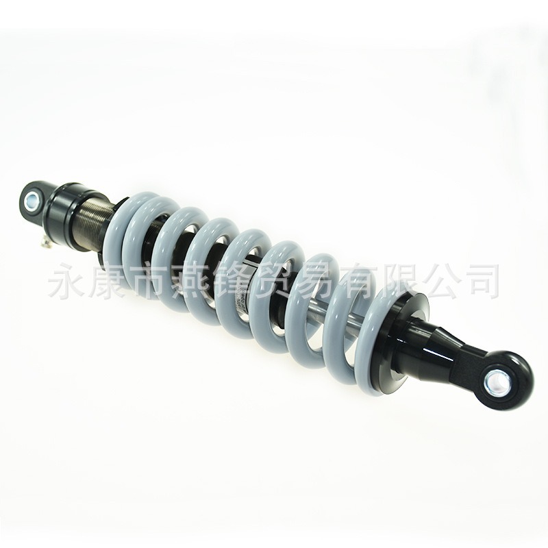 Cross-Border Wholesale Large Off-Road Motorcycle Rear Shock Absorber with Built-In Airbag Shock Absorption, 350mm Hole Spacing