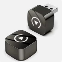 Wireless Carplay box, short plug-in type, converts original car wired system to wireless Carplay for Apple and Android Auto