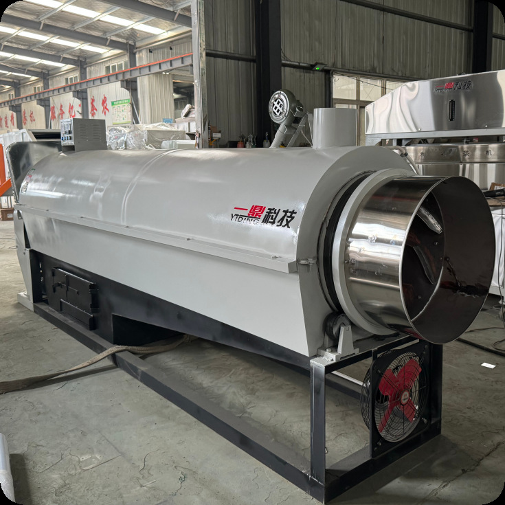 利农茶叶杀青机60型滚筒式茶叶杀青机 单项电炒茶机 信阳产地